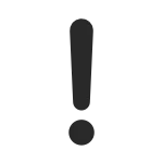 Sign Factorial SVG Icon